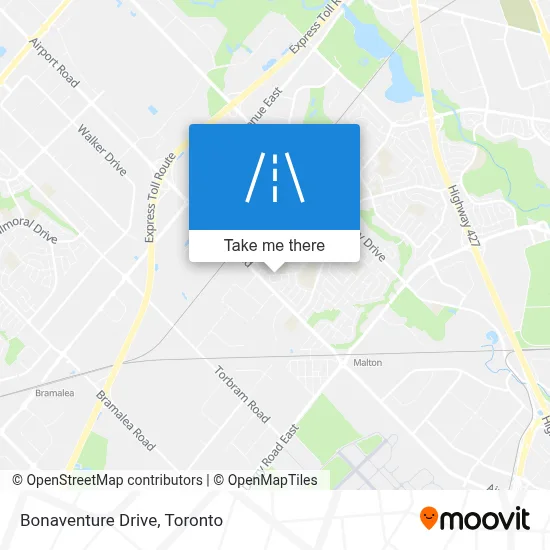Bonaventure Drive map