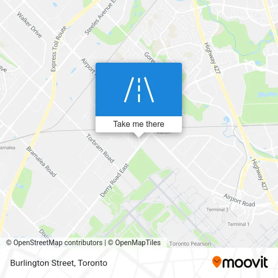 Burlington Street map