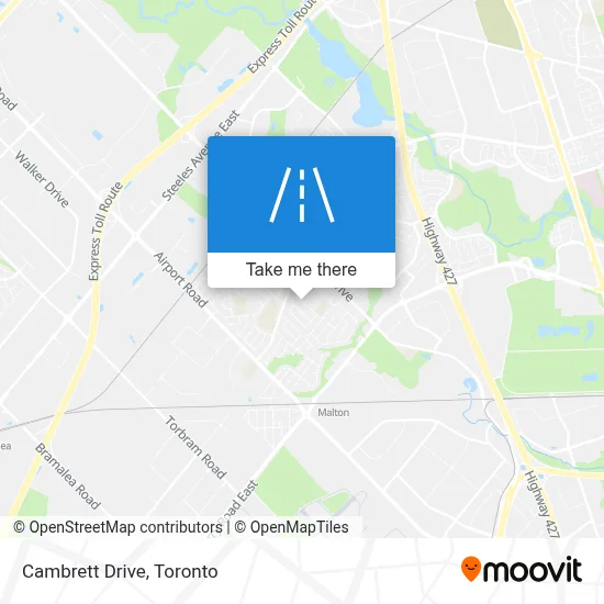 Cambrett Drive map
