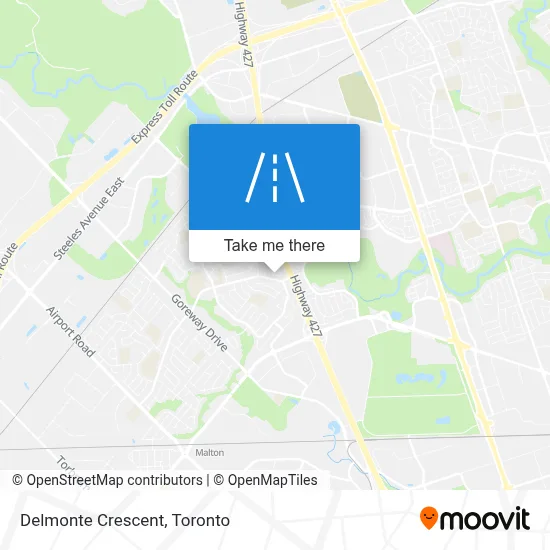 Delmonte Crescent map