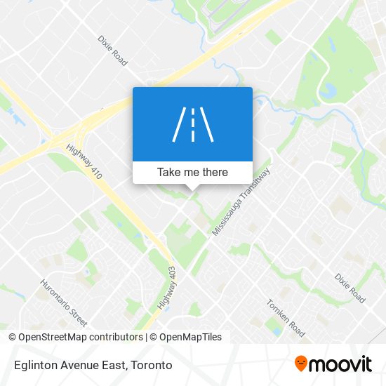 Eglinton Avenue East map