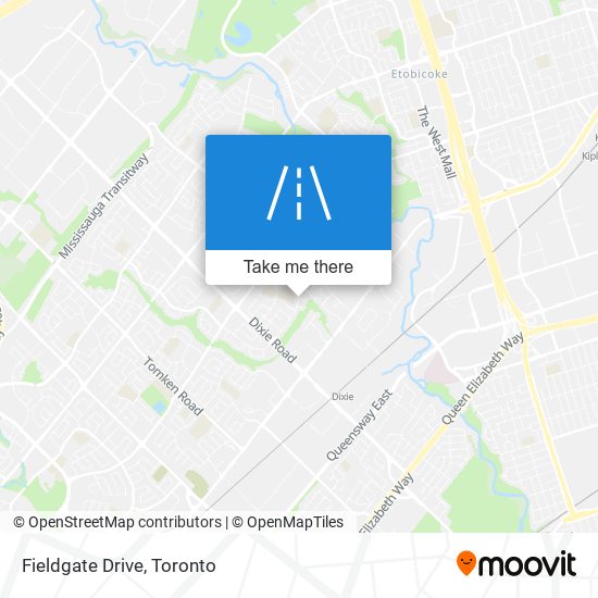 Fieldgate Drive map