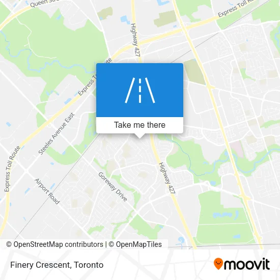 Finery Crescent map
