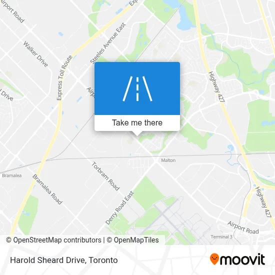 Harold Sheard Drive map