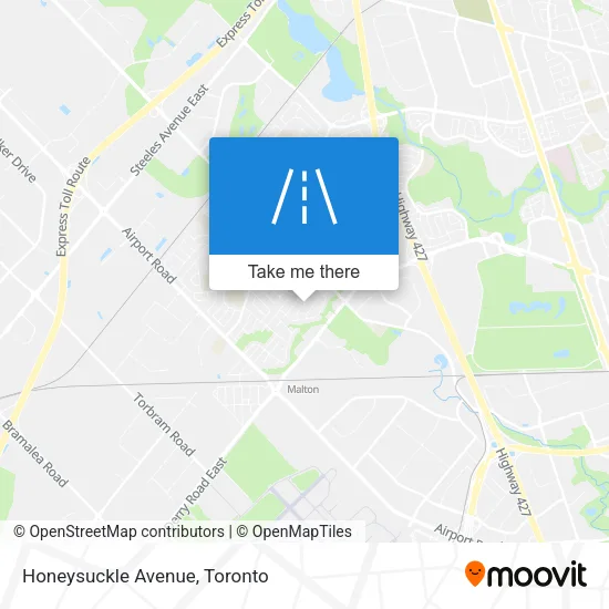 Honeysuckle Avenue map