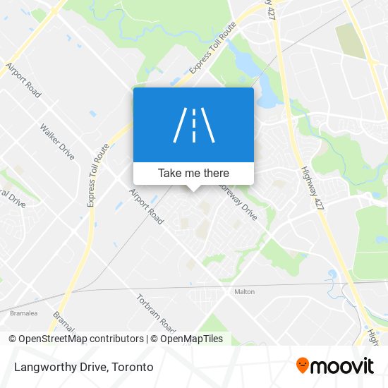 Langworthy Drive map