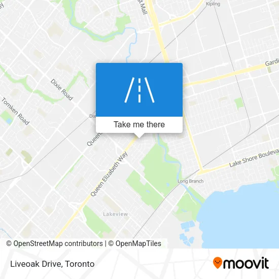 Liveoak Drive map
