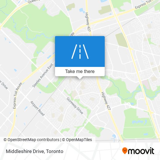 Middleshire Drive map