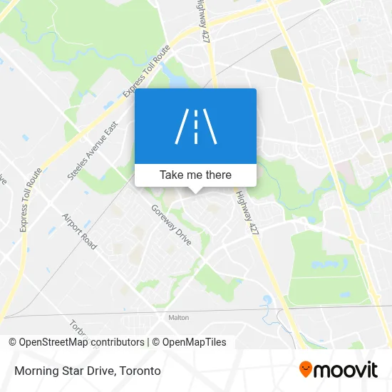 Morning Star Drive map