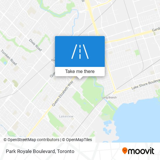 Park Royale Boulevard map