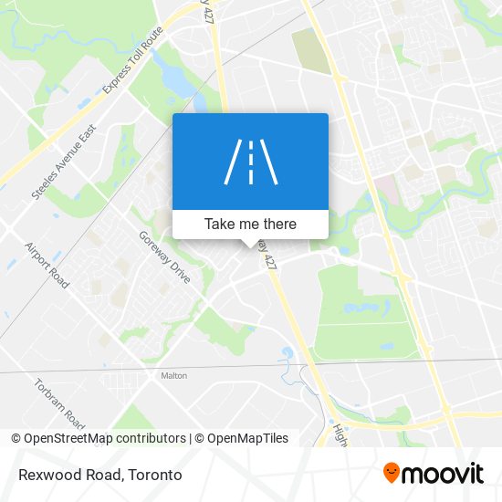 Rexwood Road map