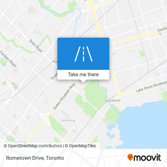 Rometown Drive map