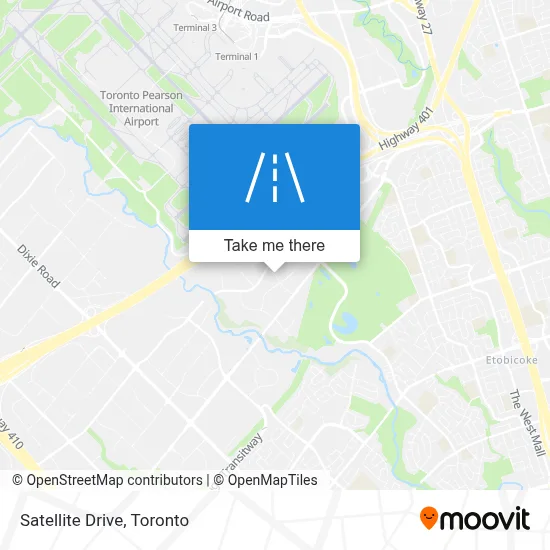 Satellite Drive map
