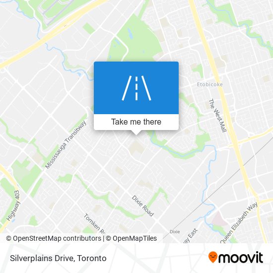 Silverplains Drive map