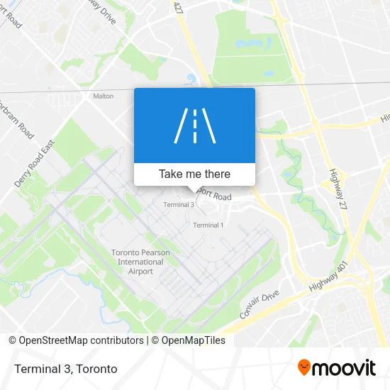 Terminal 3 map