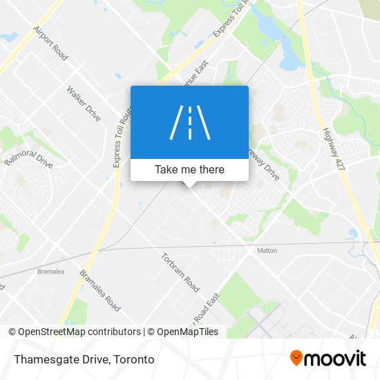 Thamesgate Drive map