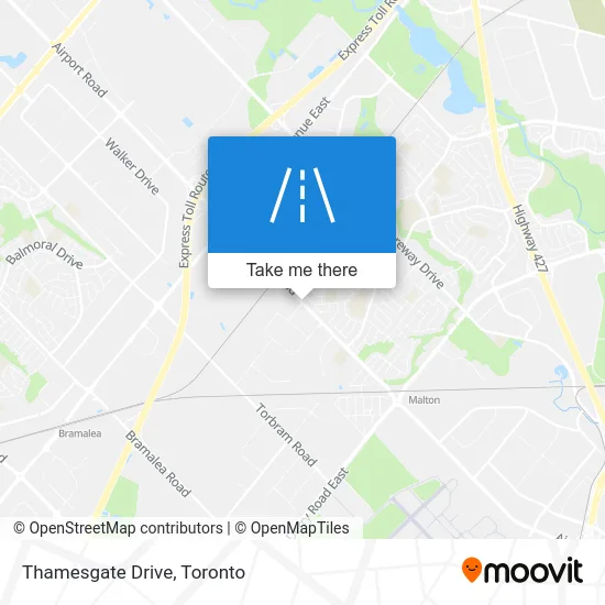 Thamesgate Drive map