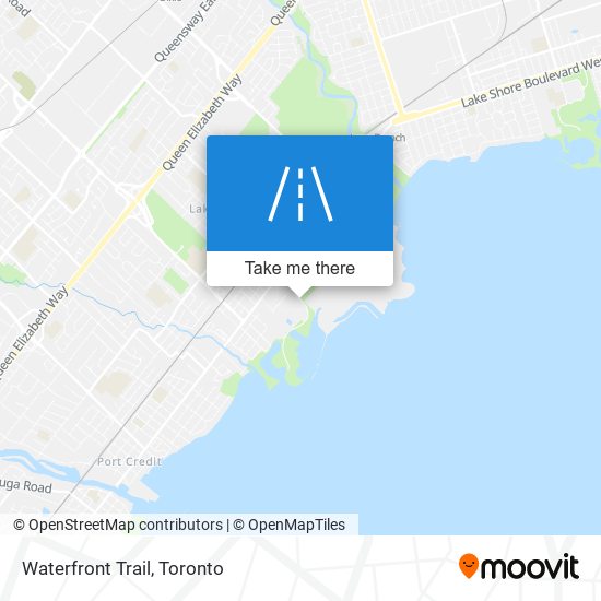 Waterfront Trail map