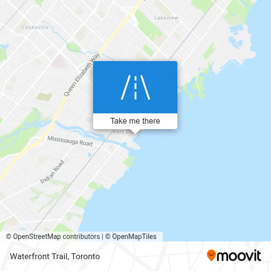 Waterfront Trail map