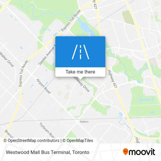 Westwood Mall Bus Terminal map