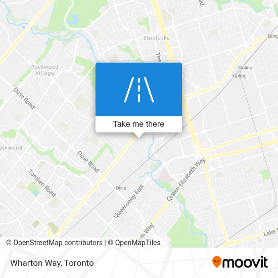 Wharton Way map