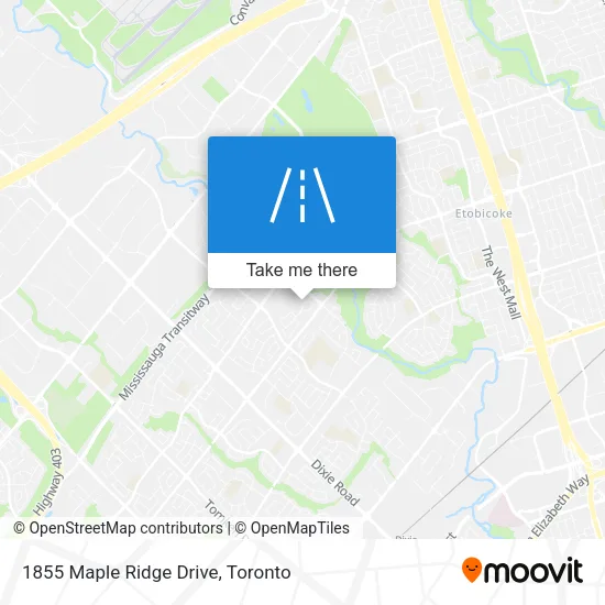 1855 Maple Ridge Drive map