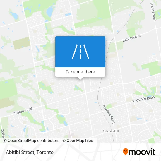 Abitibi Street map