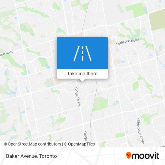 Baker Avenue map