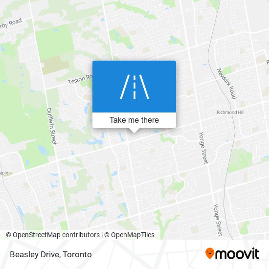 Beasley Drive map