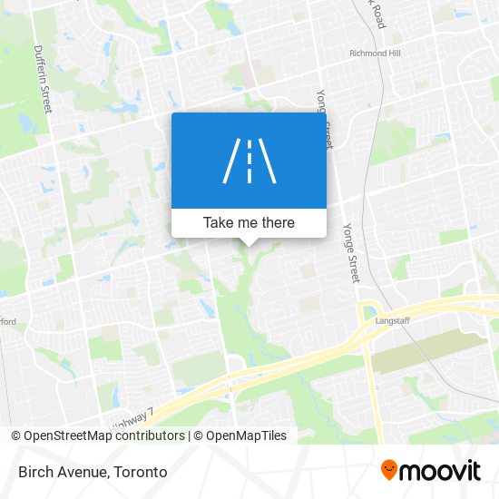 Birch Avenue map