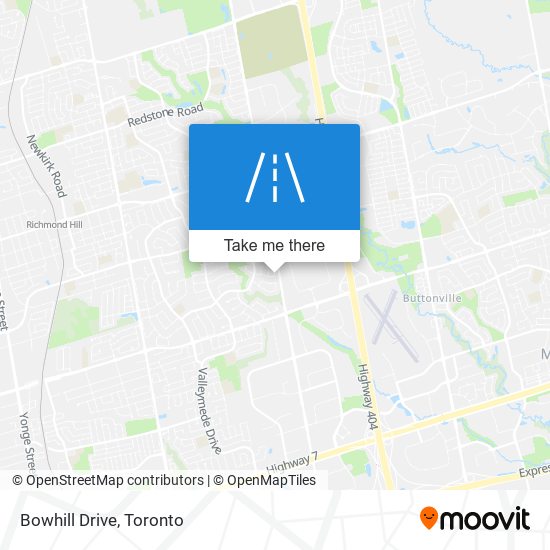 Bowhill Drive map