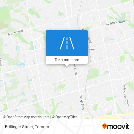 Brillinger Street map