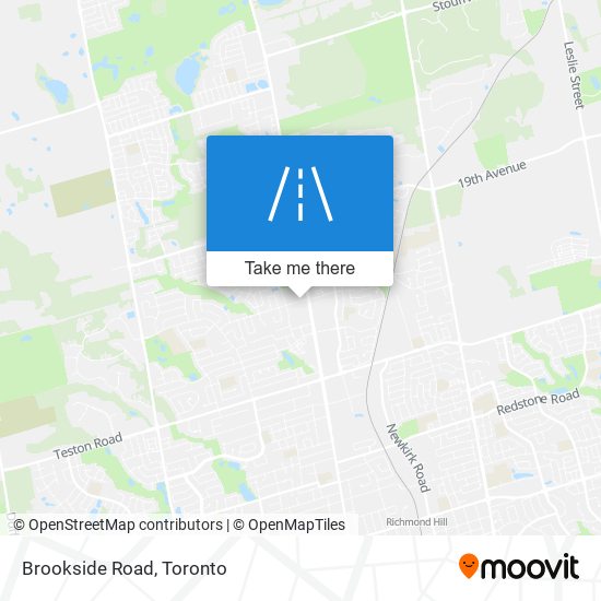 Brookside Road map