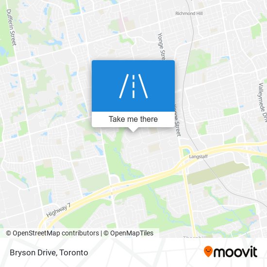 Bryson Drive map