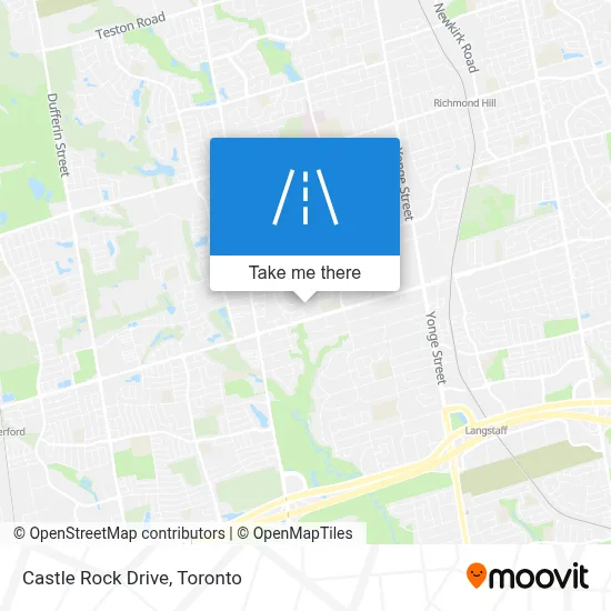 Castle Rock Drive map