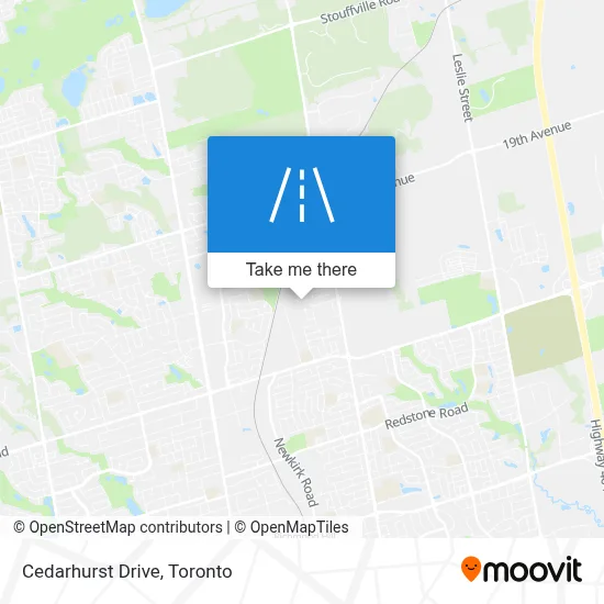 Cedarhurst Drive map