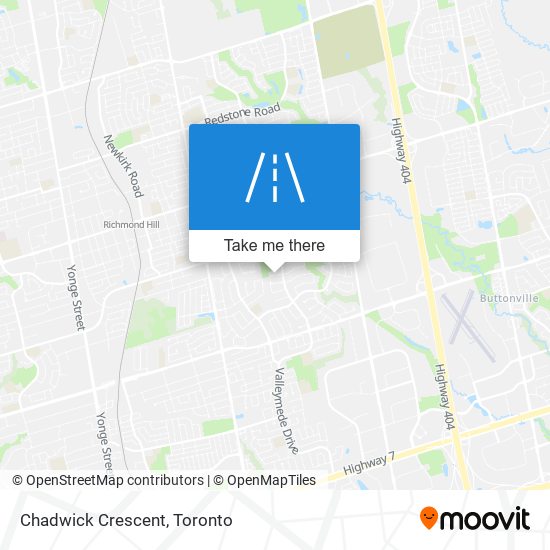 Chadwick Crescent map