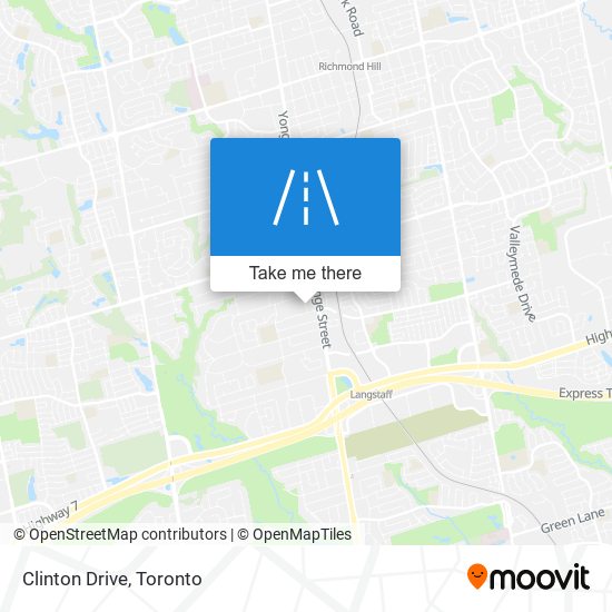 Clinton Drive map