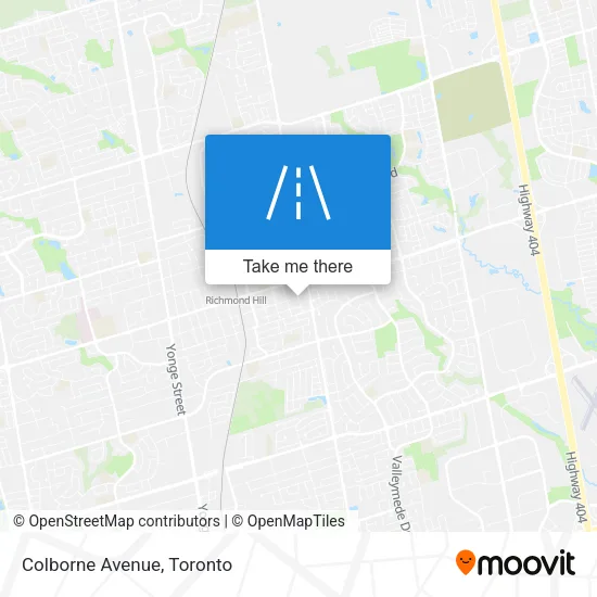 Colborne Avenue map