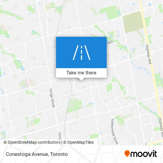 Conestoga Avenue map