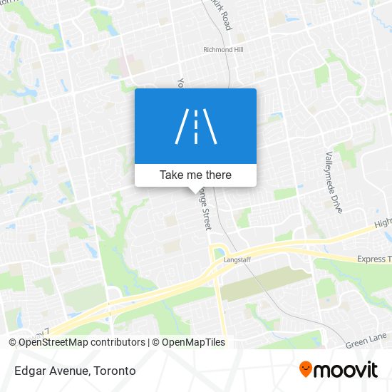 Edgar Avenue map