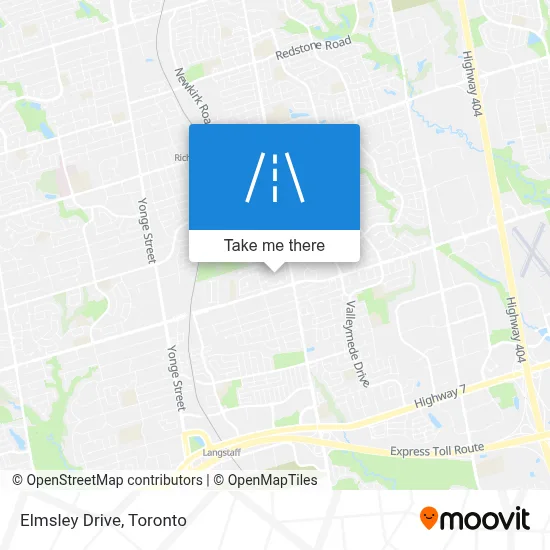 Elmsley Drive map