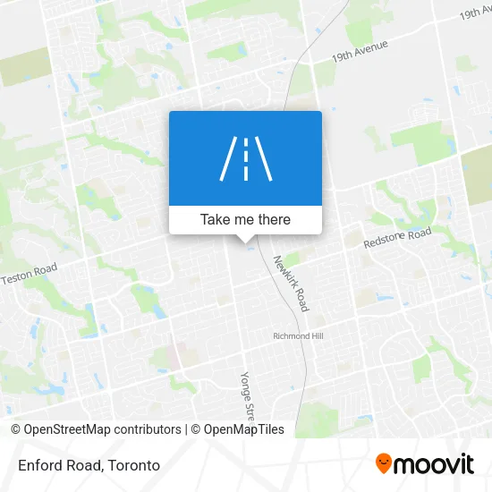 Enford Road map