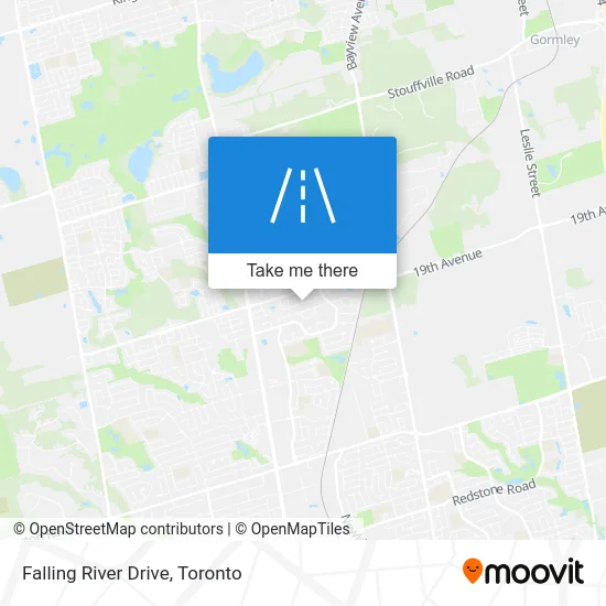 Falling River Drive map