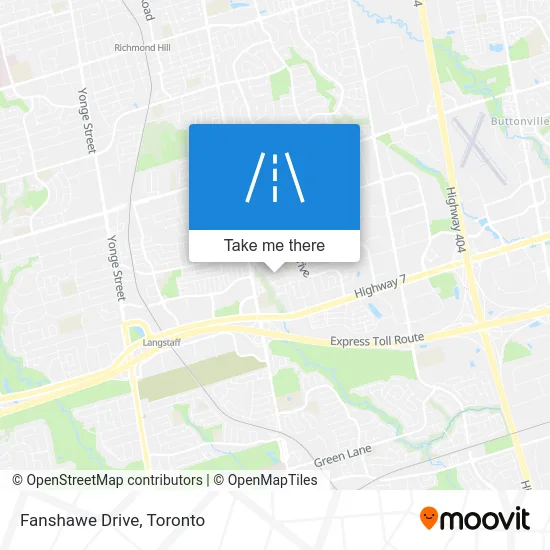 Fanshawe Drive map