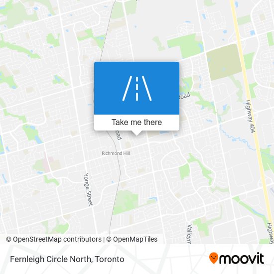 Fernleigh Circle North map