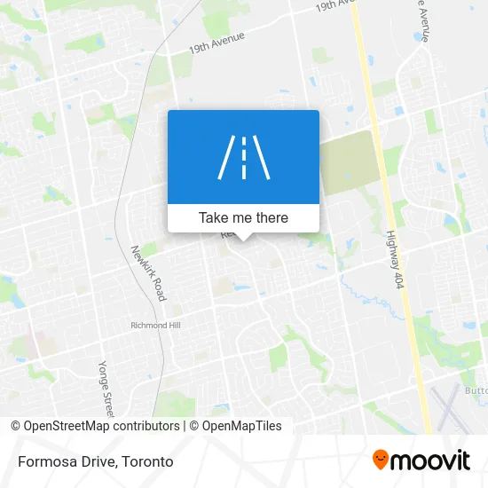 Formosa Drive map
