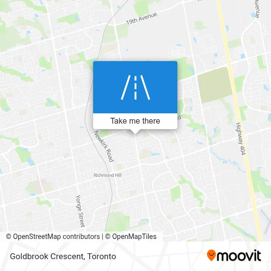 Goldbrook Crescent map