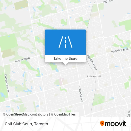 Golf Club Court map