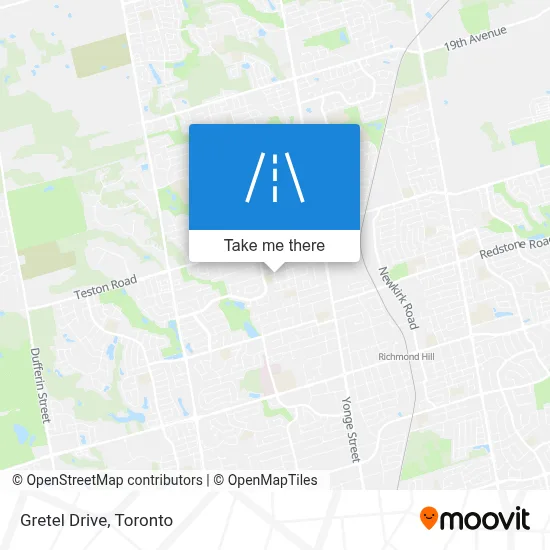 Gretel Drive map